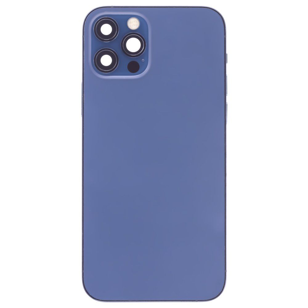 Корпус для Apple iPhone 12 Pro (синий) (в сборе) (ORIG100) (Снятый) (возможен дефект ЛКП)