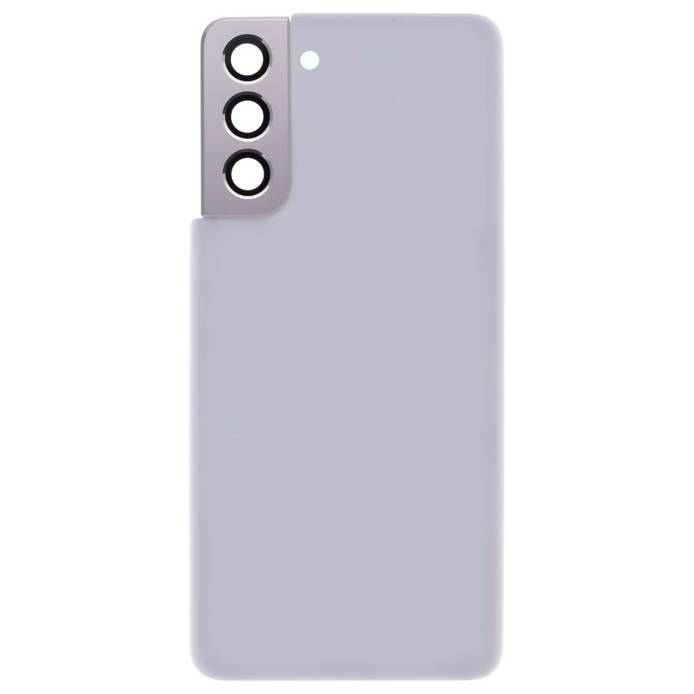 Задняя крышка для Samsung G991 Galaxy S21 (белый) (в сборе со стеклом камеры)