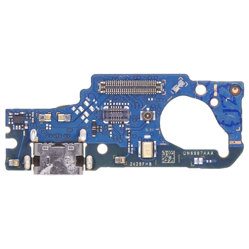 Нижняя плата для Samsung M556 Galaxy M55 5G с комп. + разъем зарядки + микрофон (ORIG100)