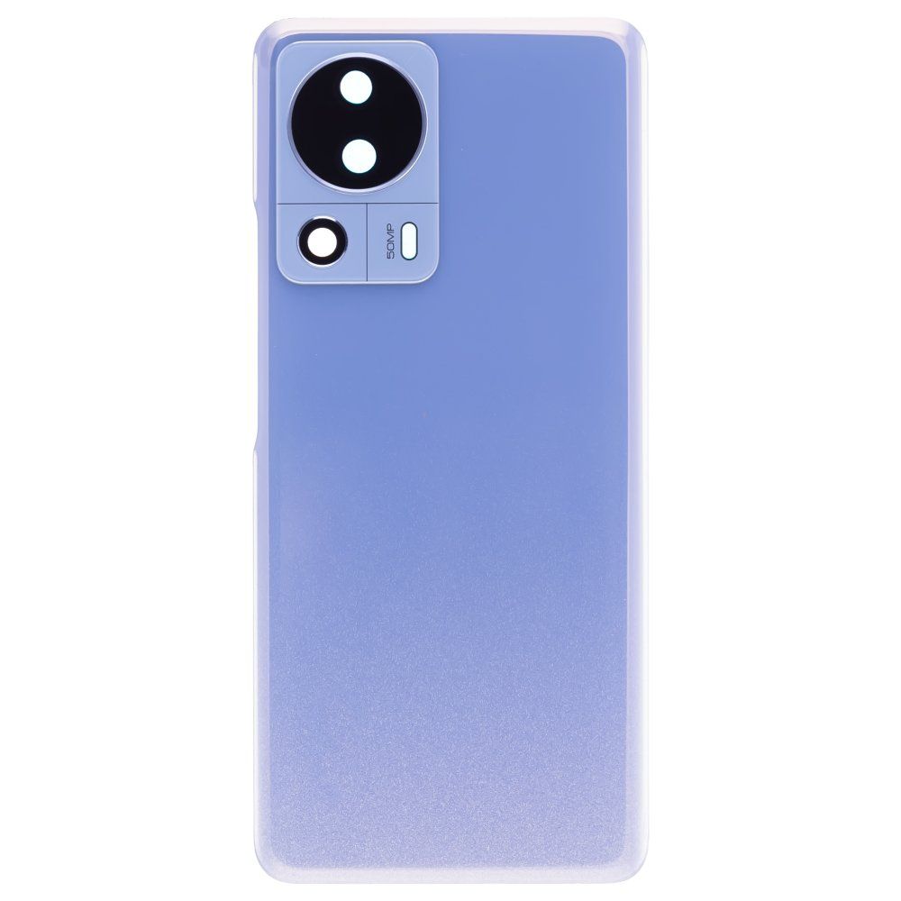 Задняя крышка для Xiaomi 13 Lite (2210129SG) (голубой) (в сборе со стеклом камеры)