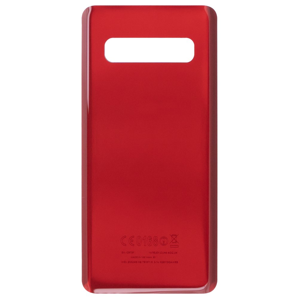 Задняя крышка для Samsung G973 Galaxy S10 (красный)