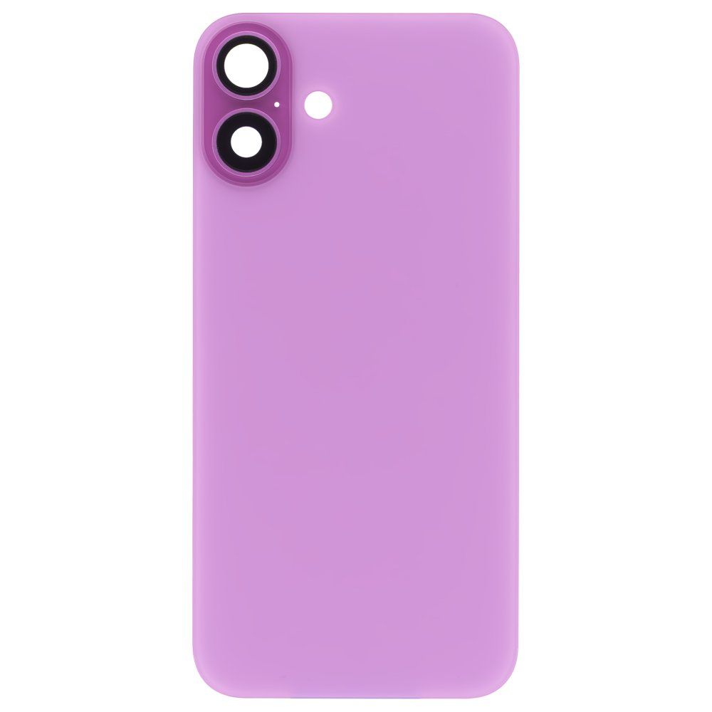 Задняя крышка для Apple iPhone 16 Plus (розовый) (в сборе со стеклом камеры) (Premium)