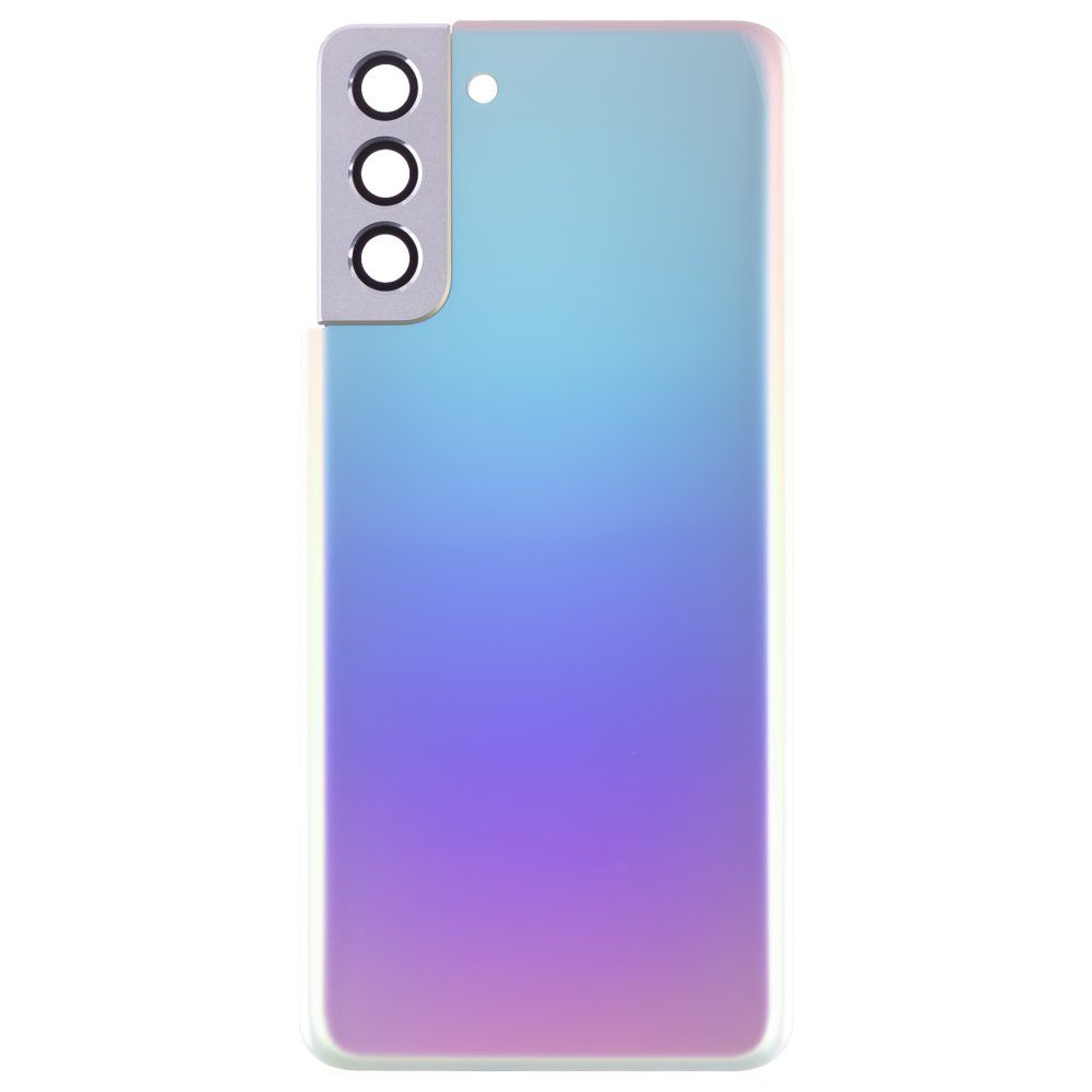Задняя крышка для Samsung G996 Galaxy S21+ (серебристый) (в сборе со стеклом камеры)