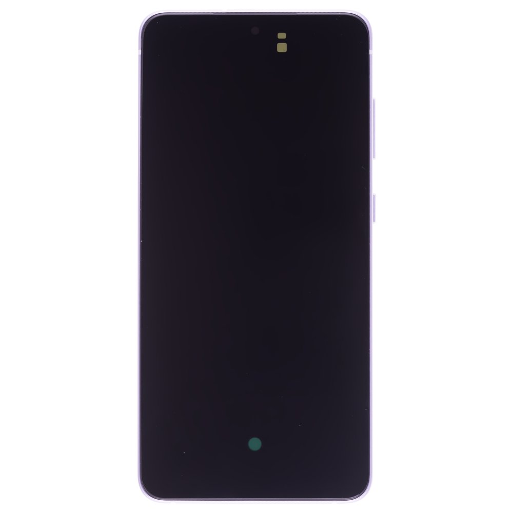 Дисплей для Samsung G990 Galaxy S21 FE + тачскрин (зеленый) (в рамке) (ORIG100) (возможен дефект ЛКП)