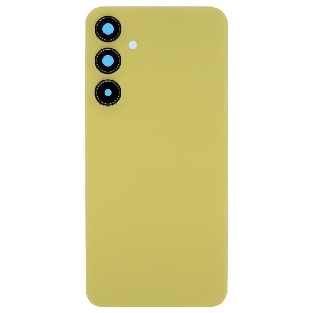 Задняя крышка для Samsung A556 Galaxy A55 5G (желтый) (в сборе со стеклом камеры)
