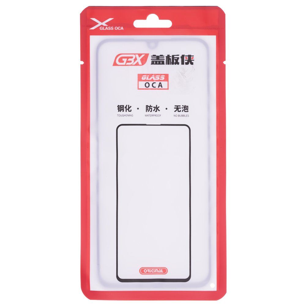 Стекло модуля для Tecno Spark 8C (KG5N) / Itel A60s (A662LM) / A70 (A665L) + OCA (черный) (Premium)