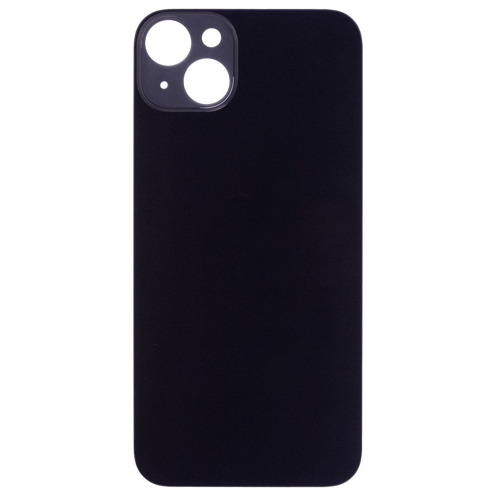 Задняя крышка для Apple iPhone 14 Plus (черный) (с широким отверстием) (Premium)