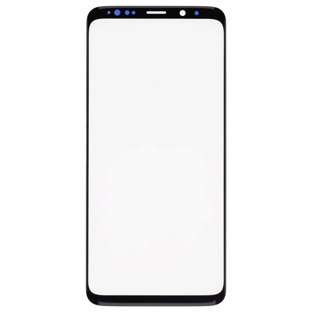 Стекло модуля для Samsung G965 Galaxy S9+ + OCA (черный)