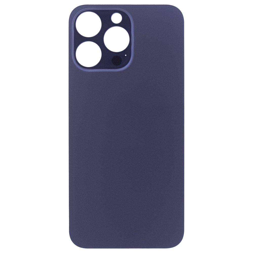 Задняя крышка для Apple iPhone 15 Pro Max (синий) (с широким отверстием) (Premium)