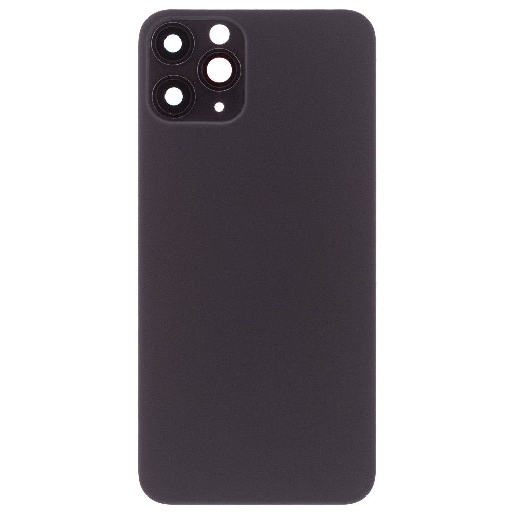 Задняя крышка для Apple iPhone 11 Pro (серый) (в сборе со стеклом камеры) (Premium)