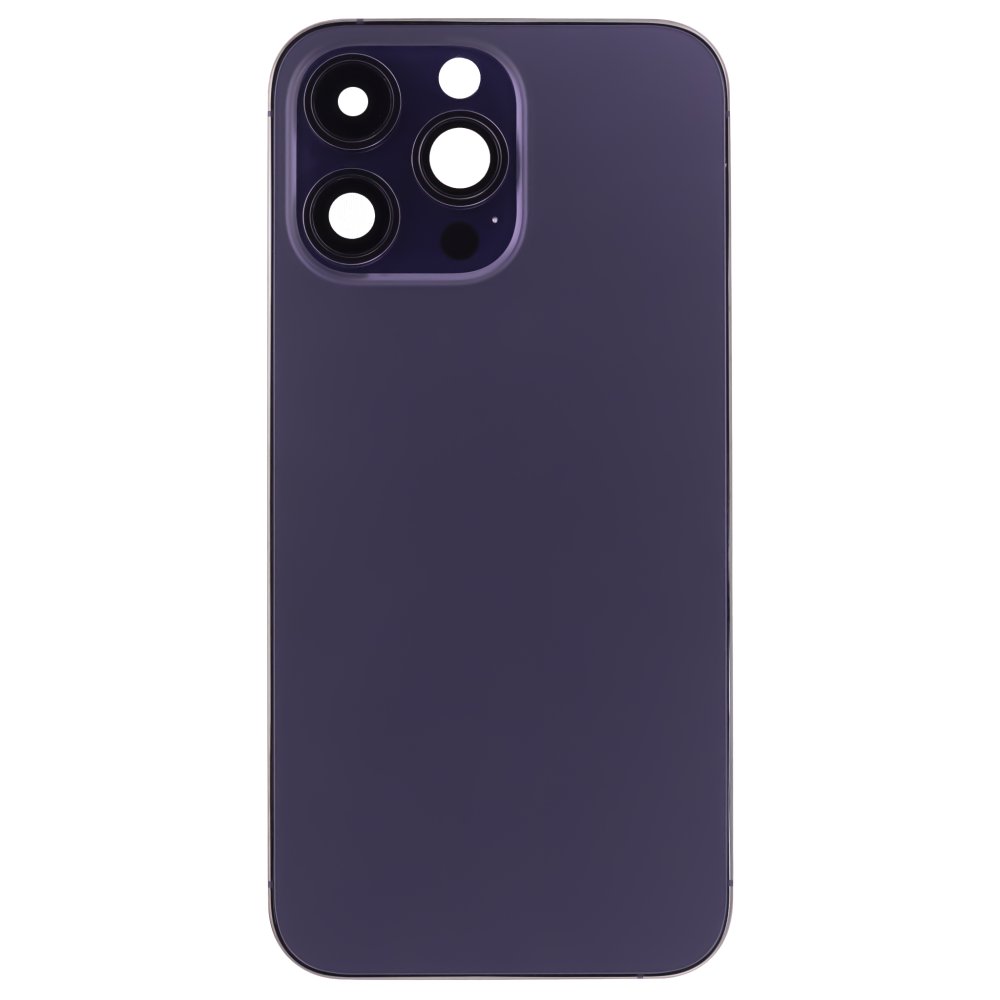 Корпус для Apple iPhone 14 Pro Max (фиолетовый) (в сборе) (ORIG100) (Снятый) (возможен дефект ЛКП)