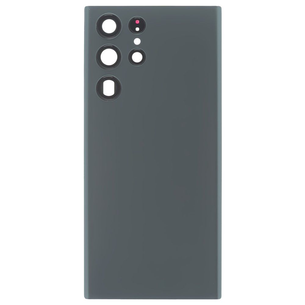 Задняя крышка для Samsung S908 Galaxy S22 Ultra (зеленый) (в сборе со стеклом камеры)