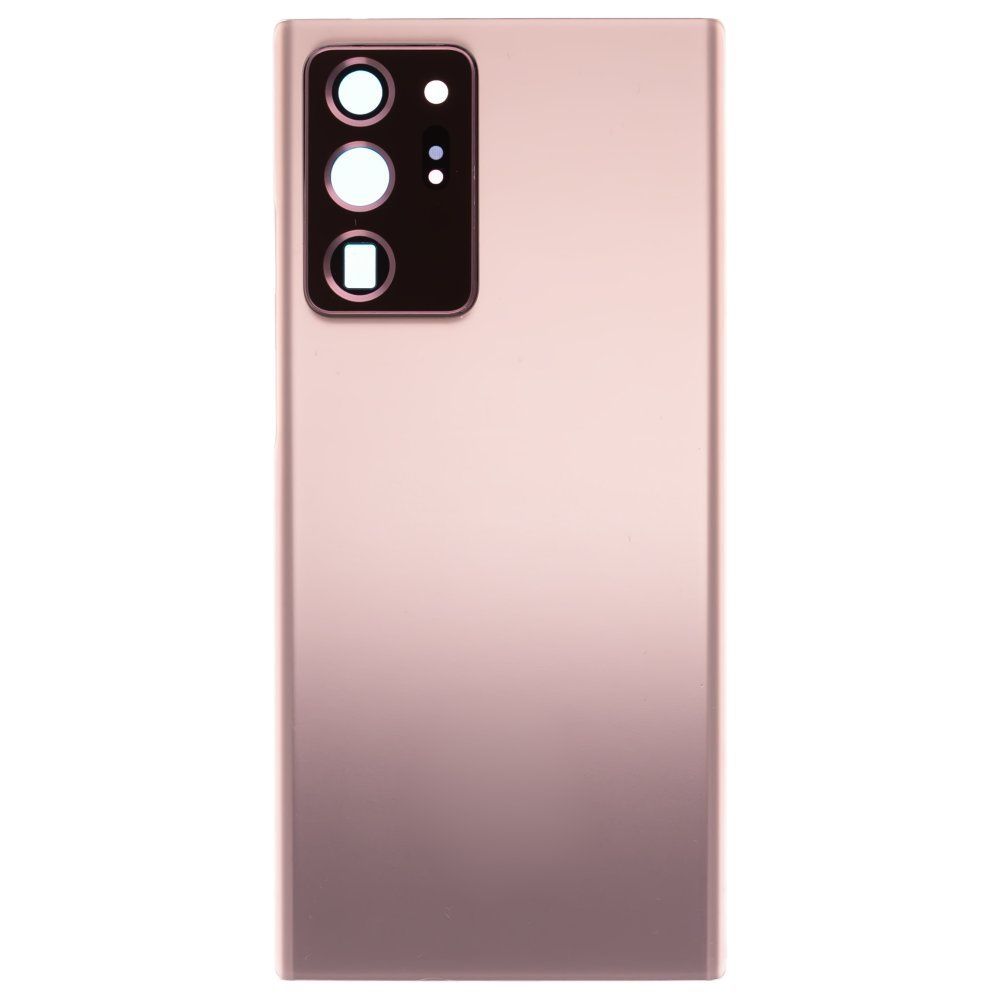 Задняя крышка для Samsung N985 Galaxy Note 20 Ultra / N986 Galaxy Note 20 Ultra 5G (бронзовый) (в сборе со стеклом камеры) (ORIG100)