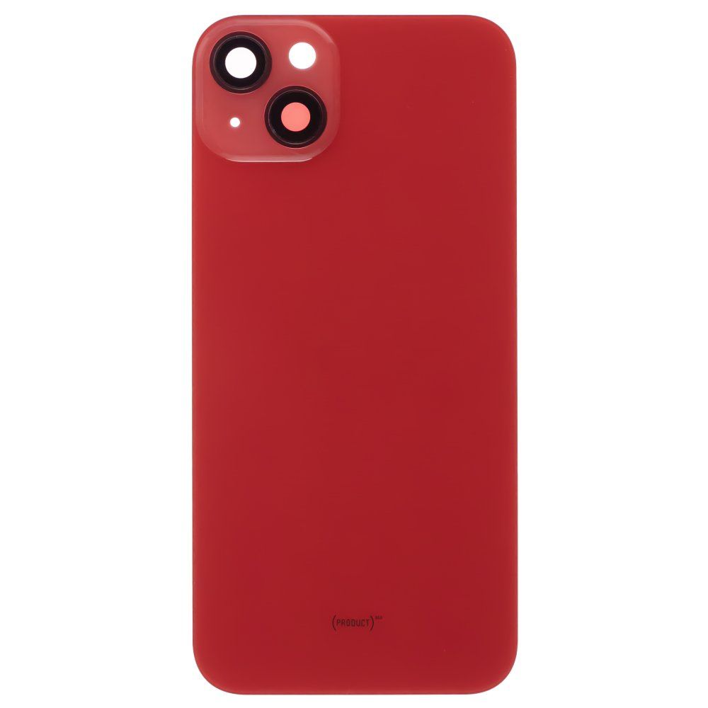 Задняя крышка для Apple iPhone 14 Plus (красный) (в сборе со стеклом камеры) (Premium)