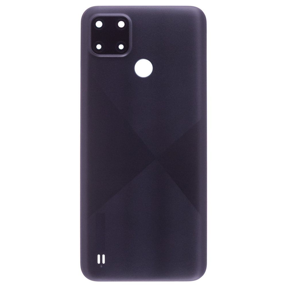 Задняя крышка для Realme C21Y (RMX3261/RMX3263) (черный) (в сборе со стеклом камеры)
