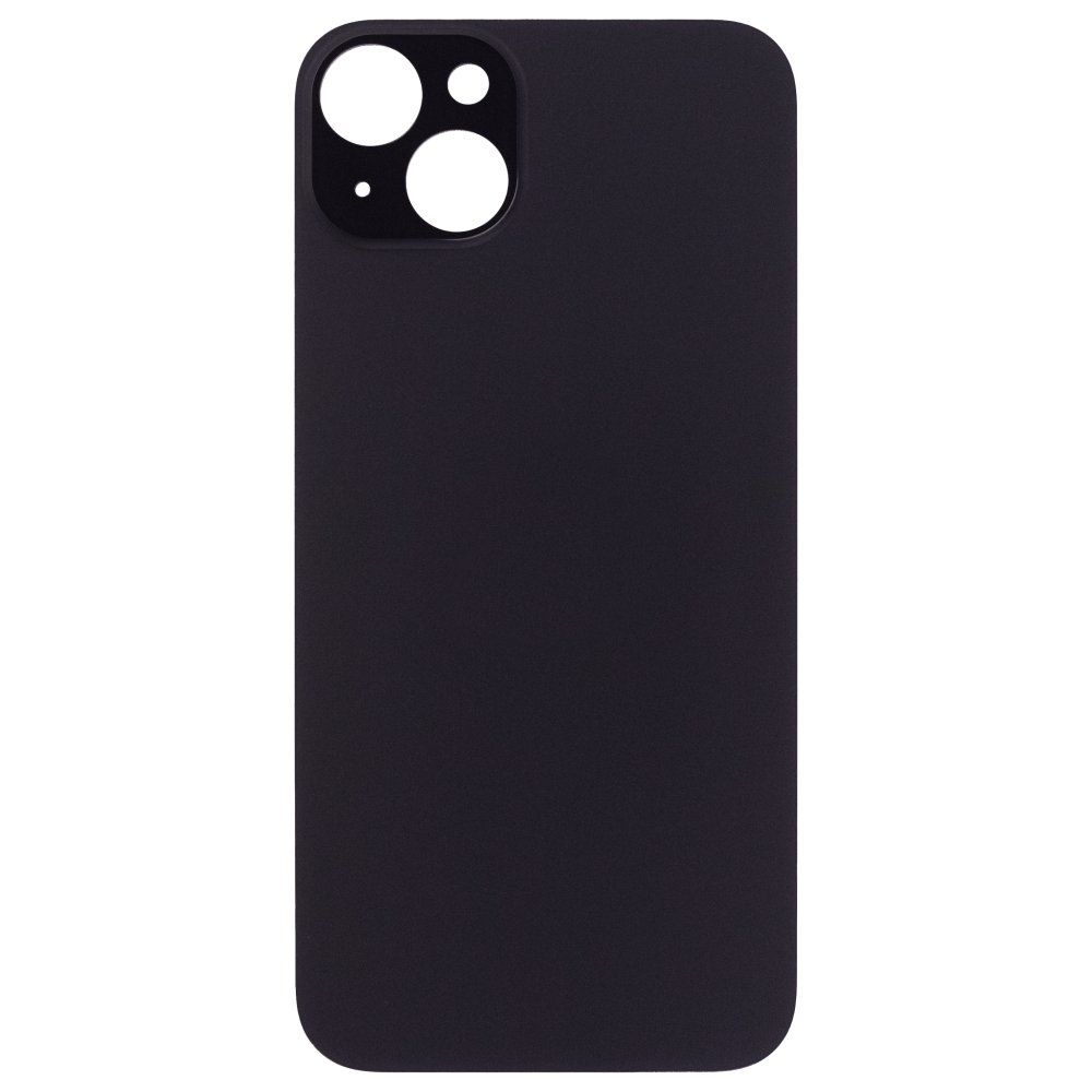 Задняя крышка для Apple iPhone 15 Plus (черный) (с широким отверстием) (Premium)