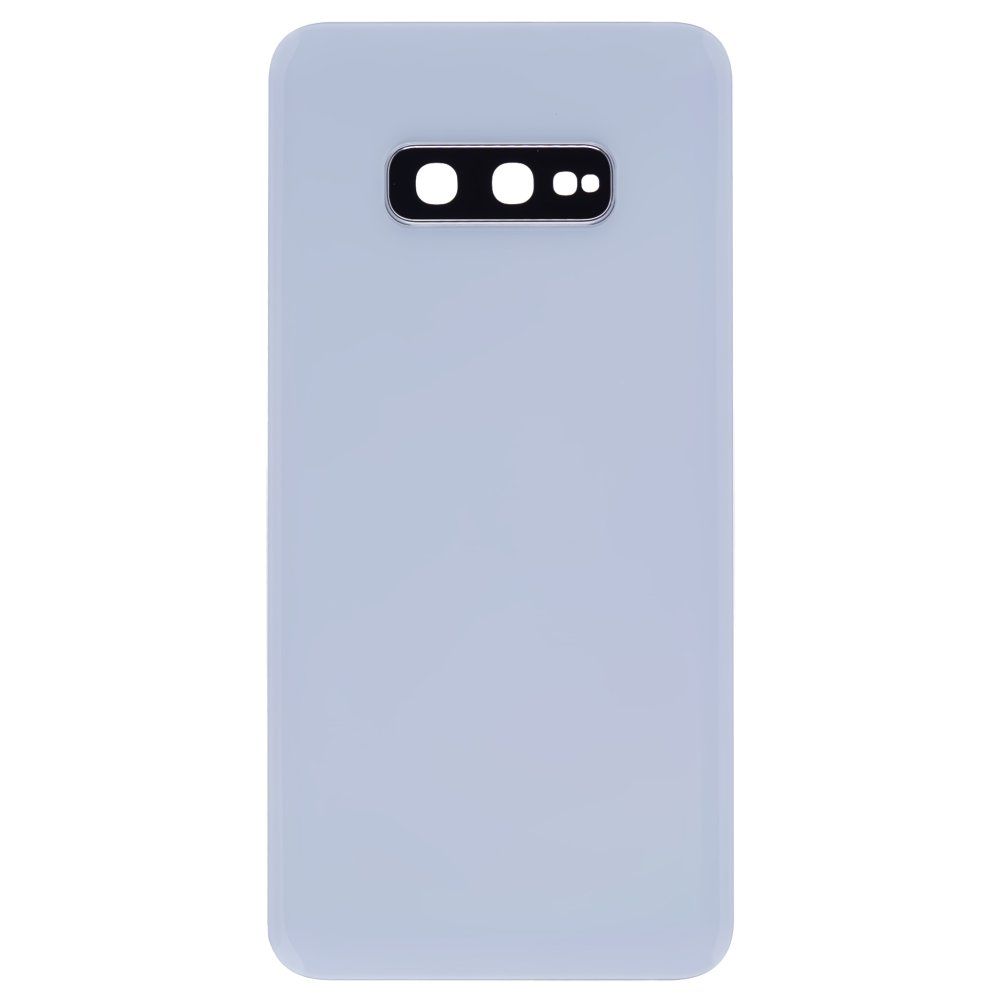 Задняя крышка для Samsung G970 Galaxy S10e (белый) (в сборе со стеклом камеры)