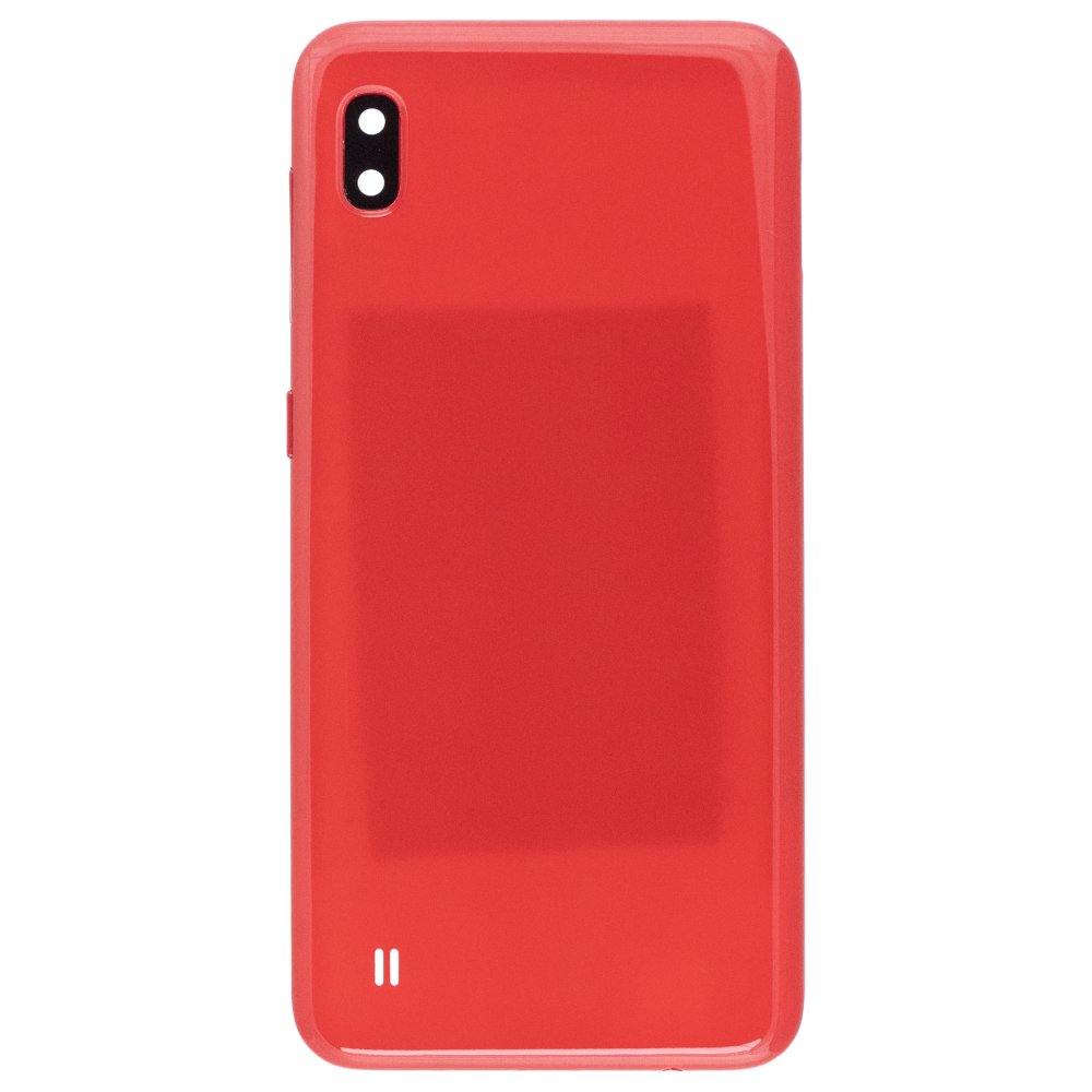 Задняя крышка для Samsung A105 Galaxy A10 (красный) (в сборе со стеклом камеры)