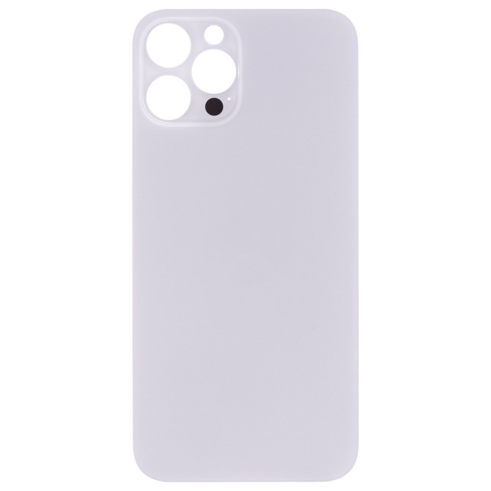 Задняя крышка для Apple iPhone 12 Pro Max (белый) (с широким отверстием) (Premium)