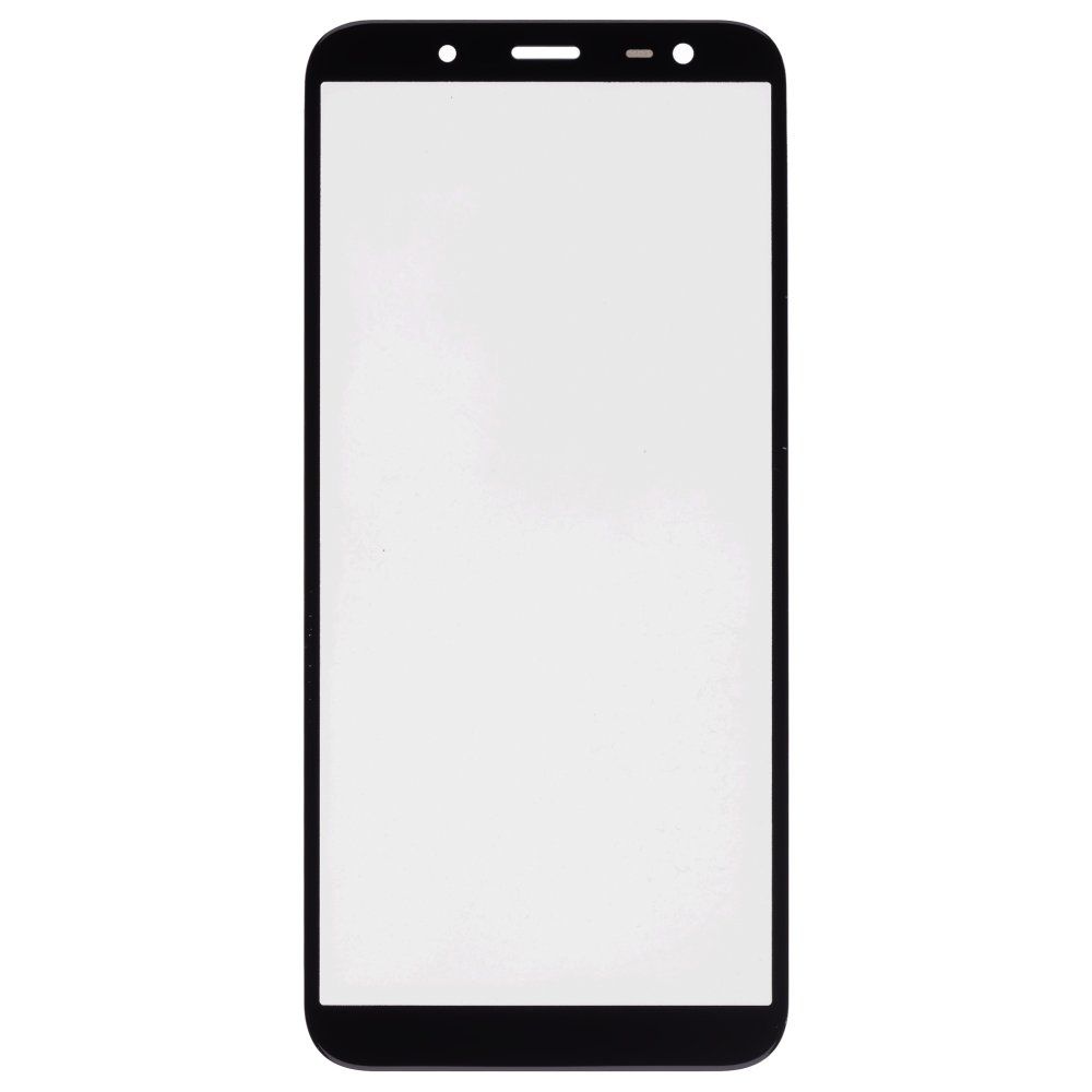 Стекло модуля для Samsung J600 Galaxy J6 (2018) + OCA (черный)