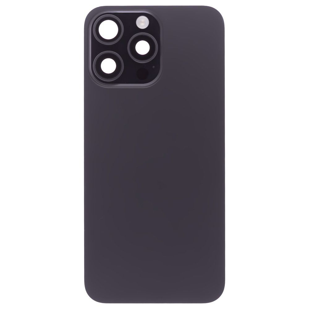 Задняя крышка для Apple iPhone 15 Pro Max (черный) (в сборе) (ORIG100) (Снятый) (возможен дефект ЛКП)