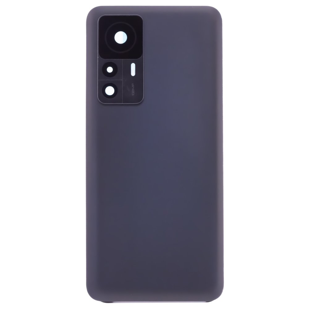 Задняя крышка для Xiaomi 12T (22071212AG) (черный) (в сборе со стеклом камеры)