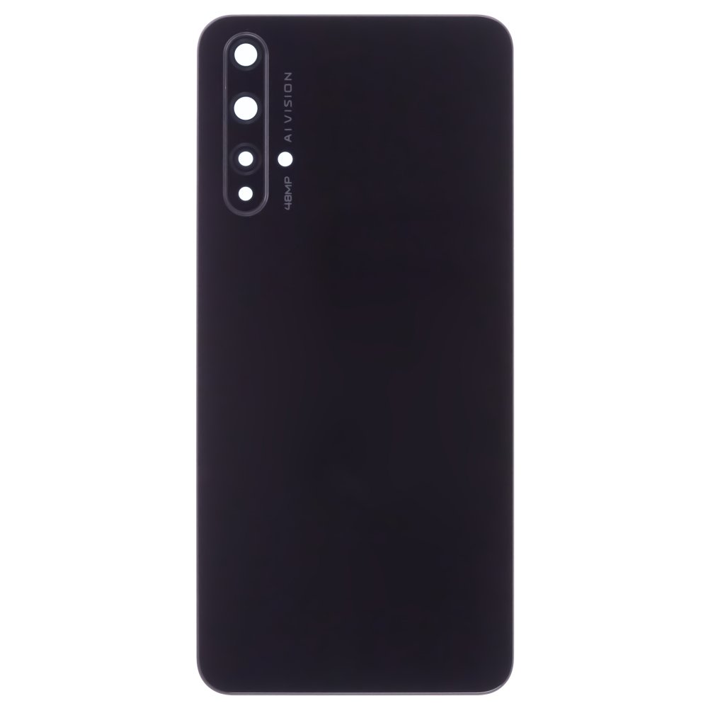 Задняя крышка для Huawei Honor 20 (YAL-L21) (черный) (в сборе со стеклом камеры)