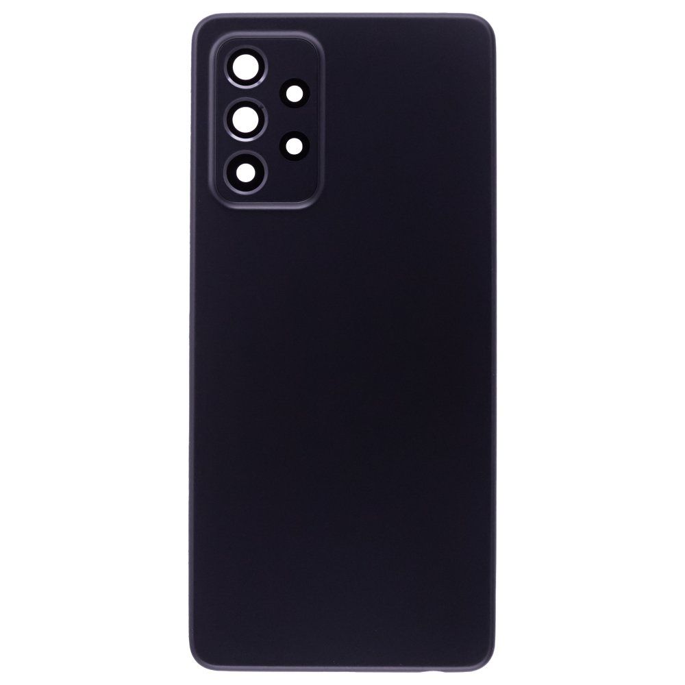 Задняя крышка для Samsung A525 Galaxy A52 / A526 Galaxy A52 5G / A528 Galaxy A52s (черный) (в сборе со стеклом камеры)