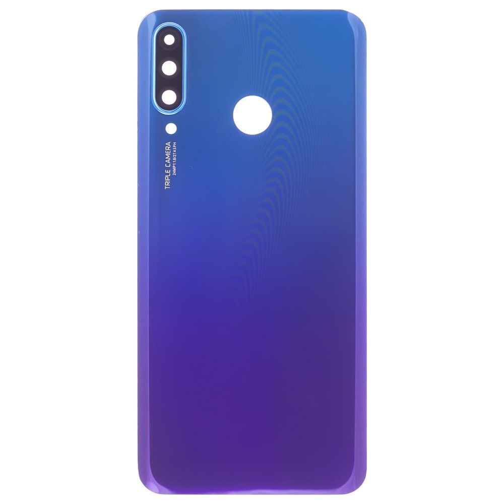 Задняя крышка для Huawei P30 Lite / Nova 4e (MAR-LX1M/MAR-AL00) (24MP) (синий-сумеречный) (в сборе со стеклом камеры)