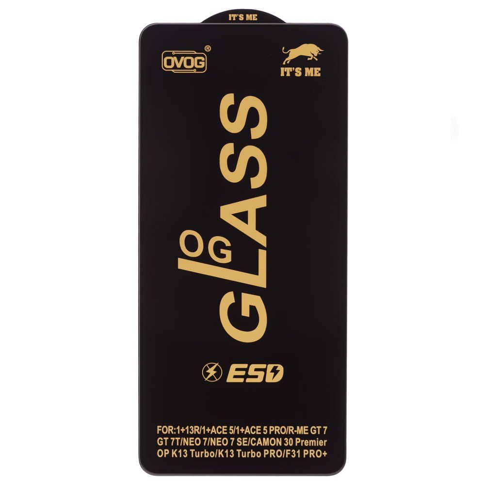Защитное стекло OG Glass для Realme GT 7 (RMX5061) (черный)
