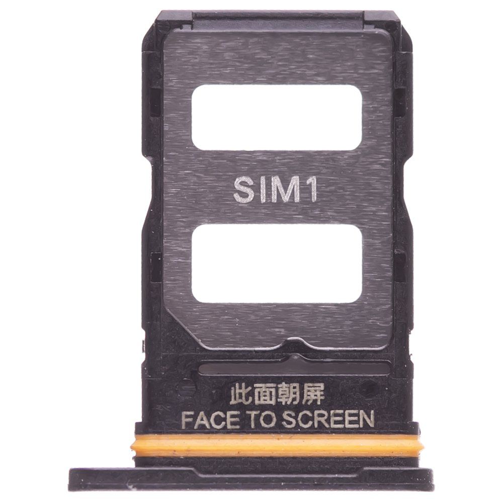 Держатель сим-карты для Xiaomi Poco F6 (24069PC21G) (черный)