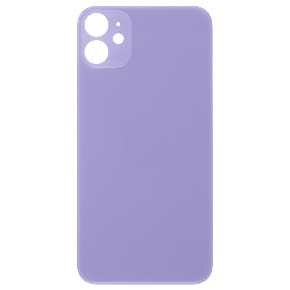 Задняя крышка для Apple iPhone 11 (фиолетовый) (с широким отверстием) (Premium)