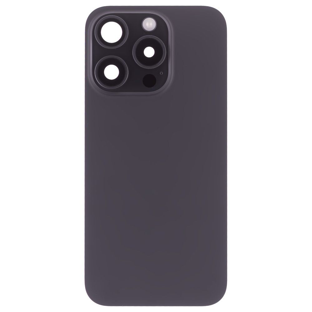 Задняя крышка для Apple iPhone 15 Pro (черный) (в сборе) (ORIG100) (Снятый) (возможен дефект ЛКП)