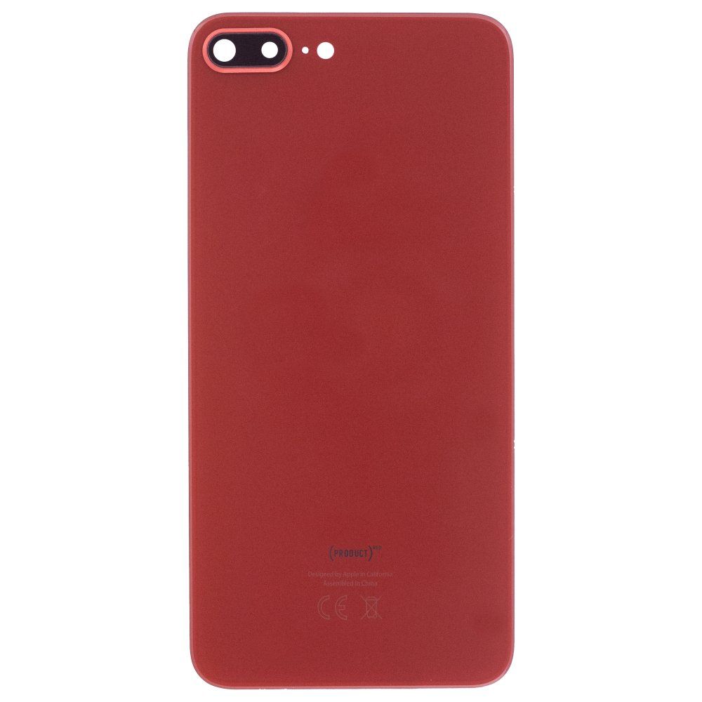 Задняя крышка для Apple iPhone 8 Plus (красный) (в сборе со стеклом камеры) (Premium)