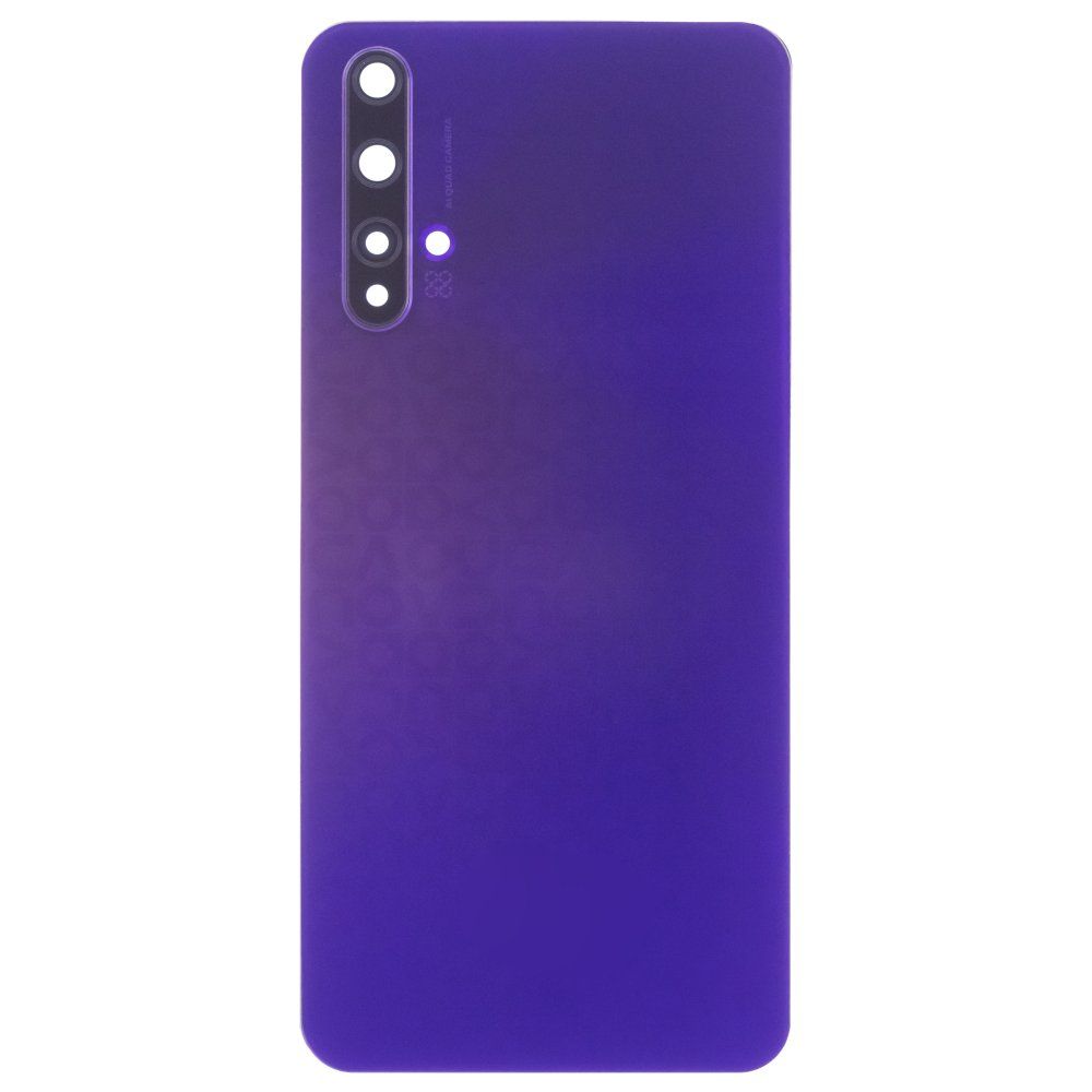 Задняя крышка для Huawei Nova 5T (YALE-L61A) (фиолетовый) (в сборе со стеклом камеры)