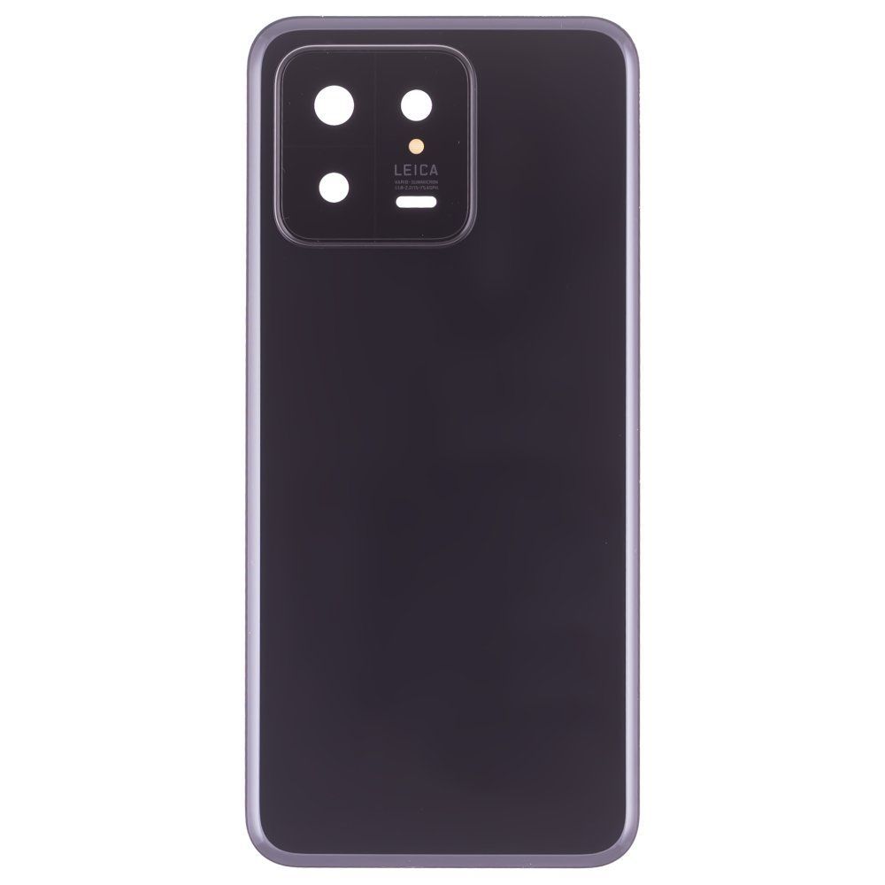 Задняя крышка для Xiaomi 13 (2211133G) (черный) (в сборе со стеклом камеры) (ORIG100)