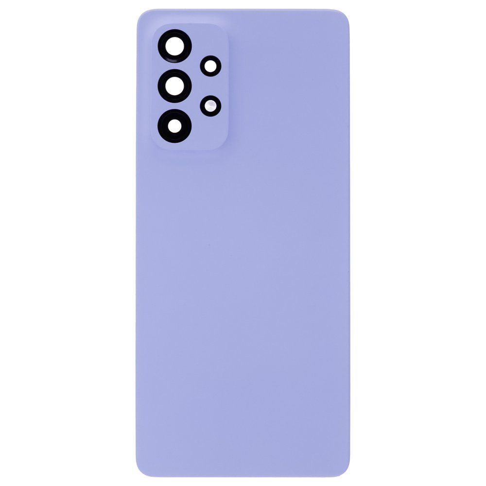 Задняя крышка для Samsung A536 Galaxy A53 5G (голубой) (в сборе со стеклом камеры)