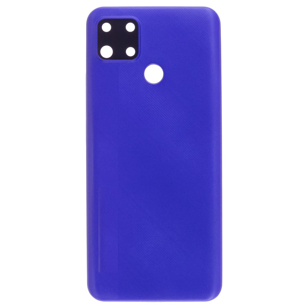 Задняя крышка для Realme C25 (RMX3191) / C25S (RMX3195) (синий) (в сборе со стеклом камеры)