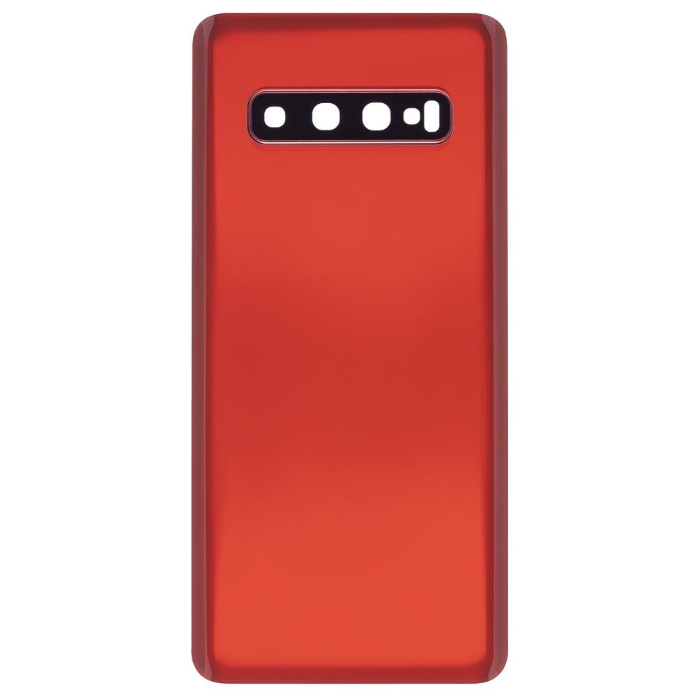 Задняя крышка для Samsung G973 Galaxy S10 (красный) (в сборе со стеклом камеры)
