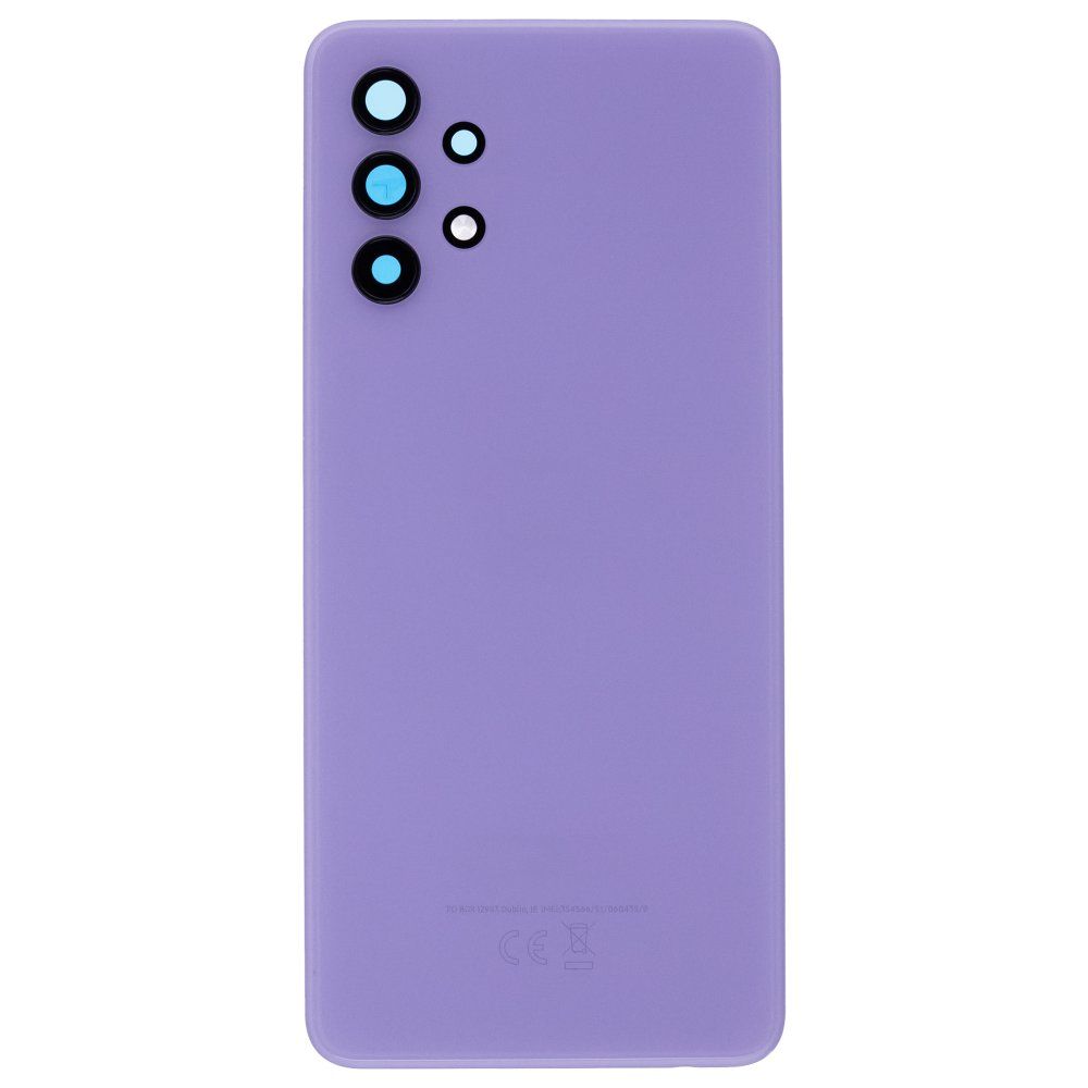 Задняя крышка для Samsung A325 Galaxy A32 (фиолетовый) (в сборе со стеклом камеры)
