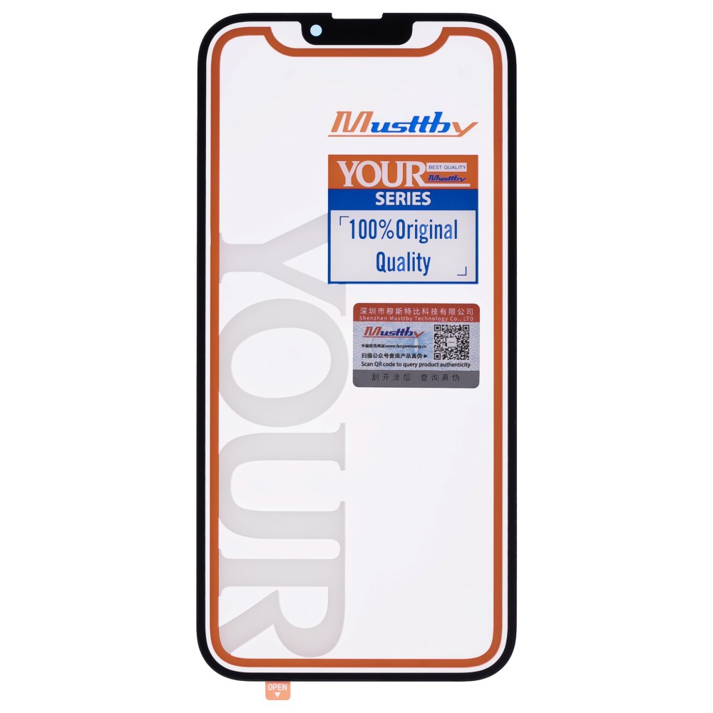 Стекло модуля для Apple iPhone 13 Pro Max + OCA (Musttby) (Premium)