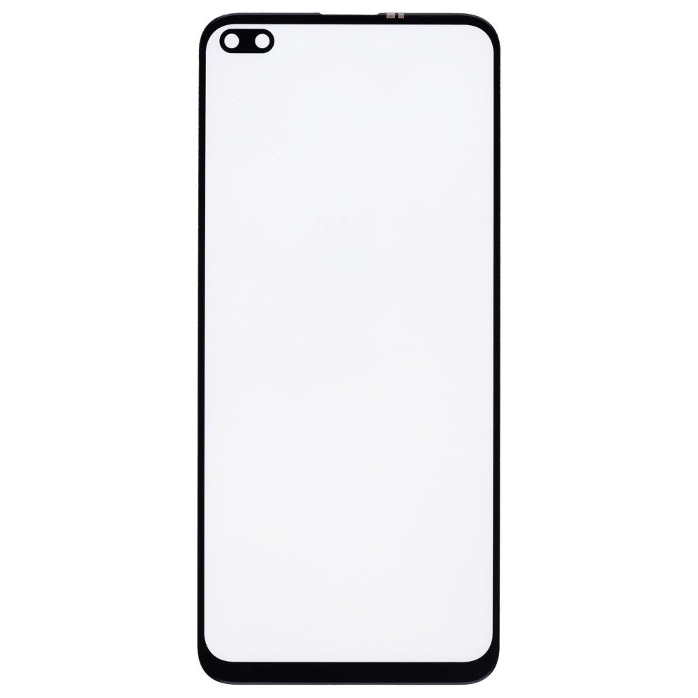 Стекло модуля для Realme 6 Pro (RMX2063) + OCA (черный)