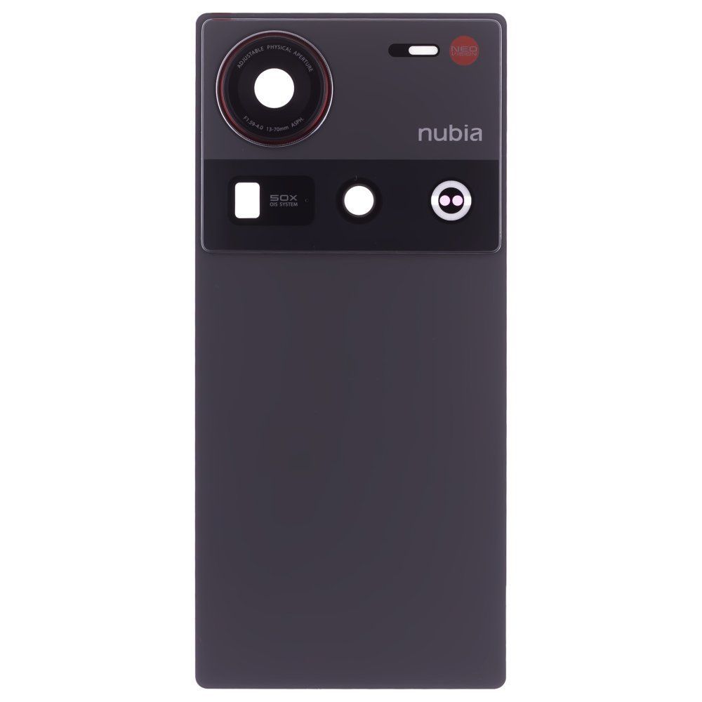 Задняя крышка для ZTE Nubia Z70 Ultra (NX733J/NX736J) (черный) (в сборе со стеклом камеры) (ORIG100)