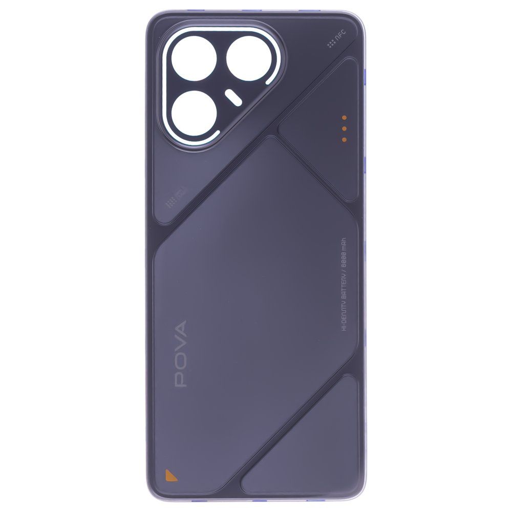 Задняя крышка для Tecno Pova 7 5G (LJ7) (черный)