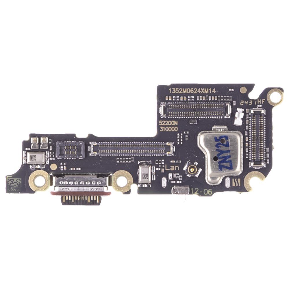 Нижняя плата для Xiaomi 14 (23127PN0CG) с комп. + разъем зарядки + микрофон + разъем SIM (ORIG100)