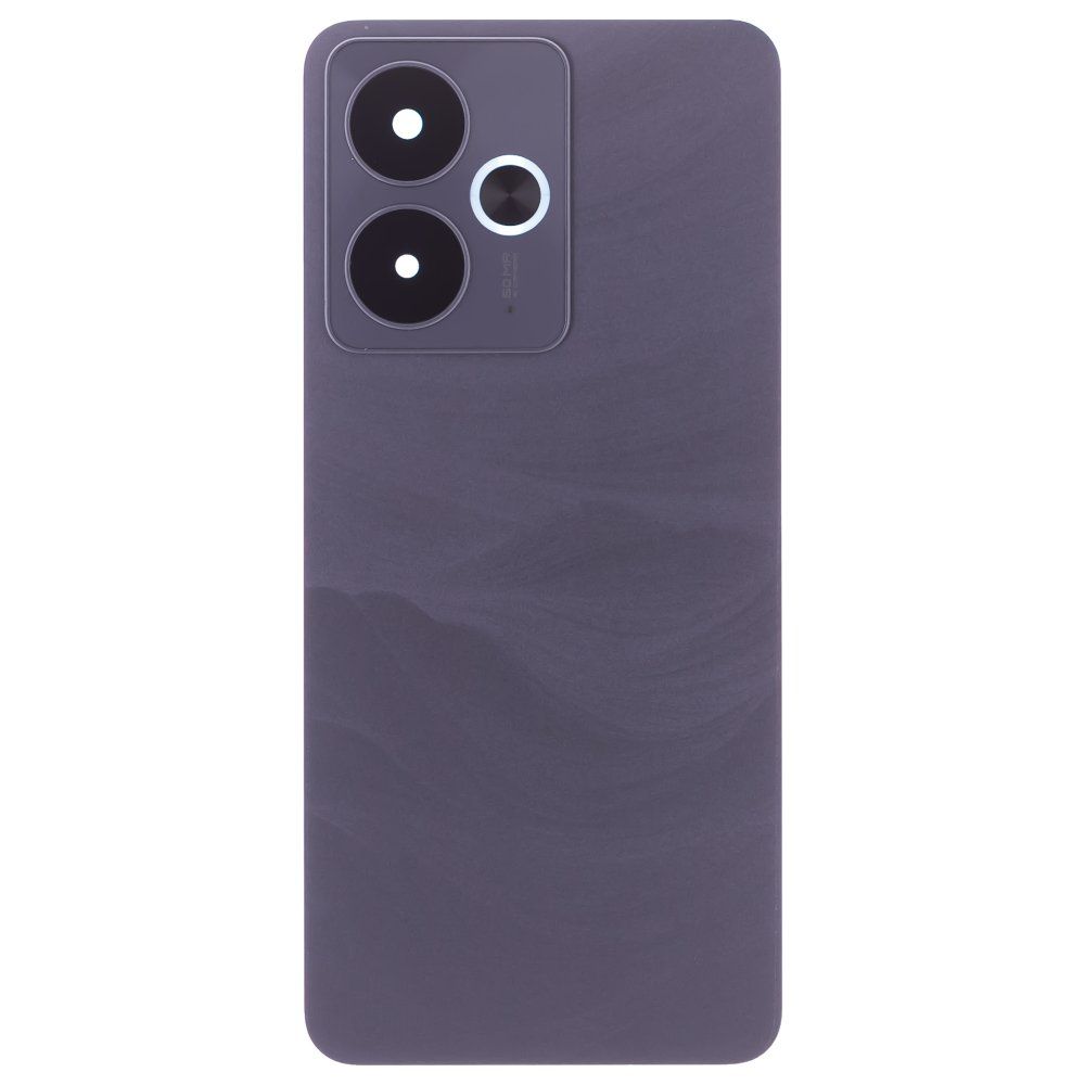 Задняя крышка для Realme 14T (RMX5078) (черный) (в сборе со стеклом камеры)