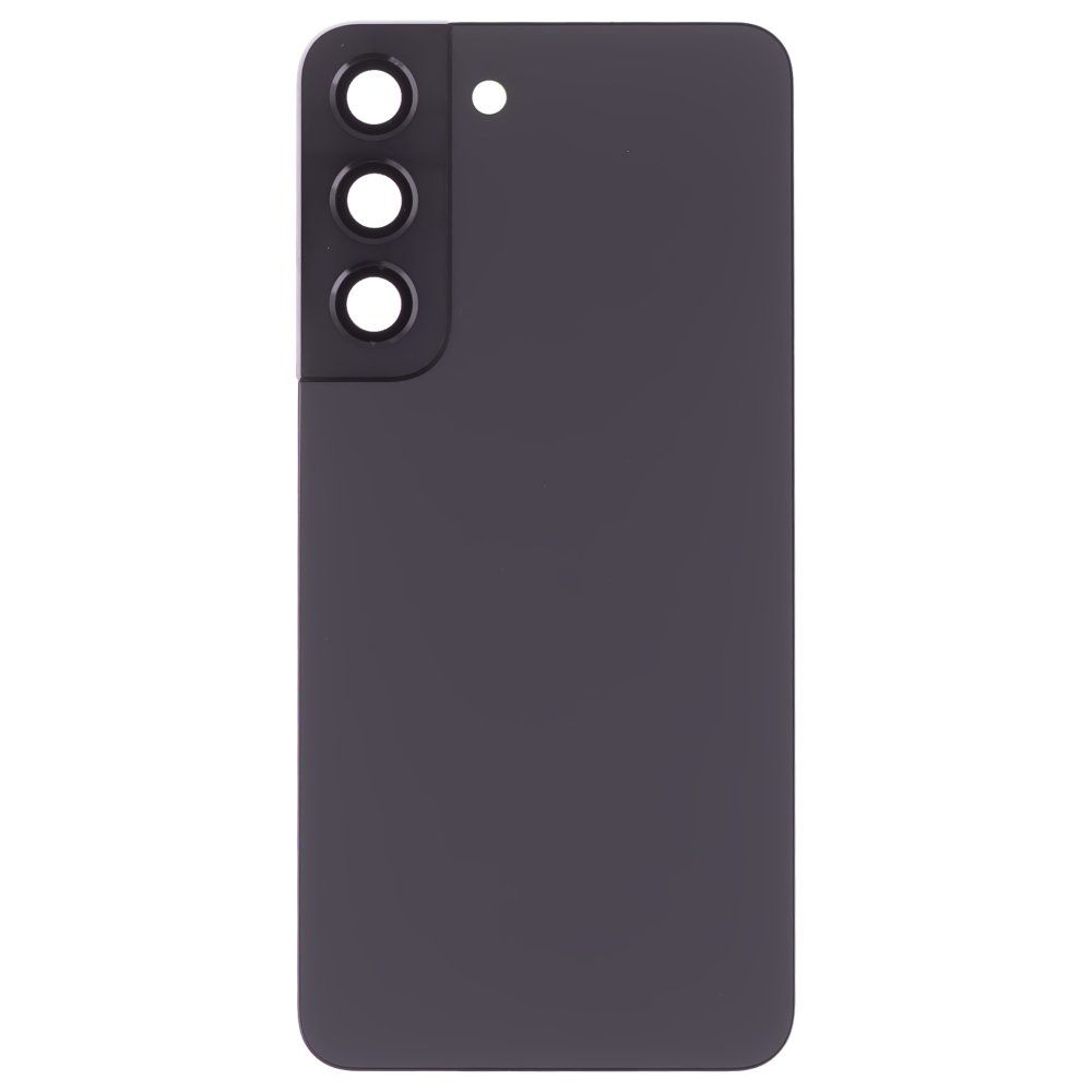 Задняя крышка для Samsung S901 Galaxy S22 (черный) (в сборе со стеклом камеры)
