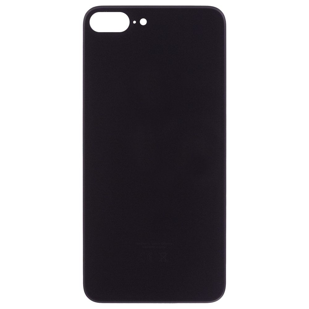 Задняя крышка для Apple iPhone 8 Plus (черный) (с широким отверстием) (Premium)