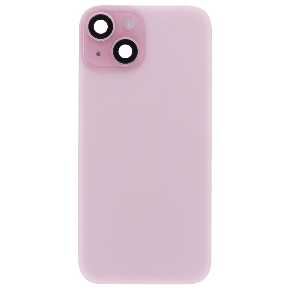 Задняя крышка для Apple iPhone 15 (розовый) (в сборе) (ORIG100) (Снятый) (возможен дефект ЛКП)