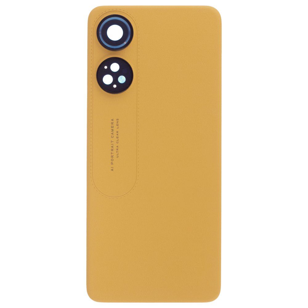 Задняя крышка для OPPO Reno 8T 4G (CPH2481) (оранжевый) (в сборе со стеклом камеры)